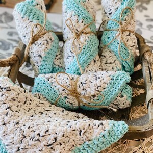 Rustic Crochet Dish Cloth