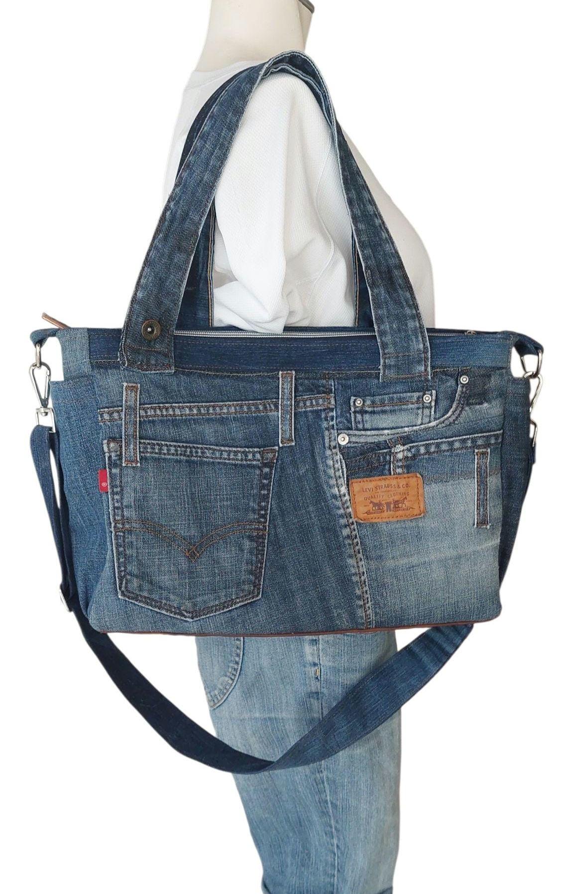 Borse Jeans Fai Come Riutilizzare I Jeans Vecchi Sacca Porta