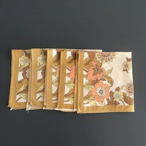 Set mit 5 Vintage-Servietten