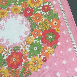 vintage floral napkin set
