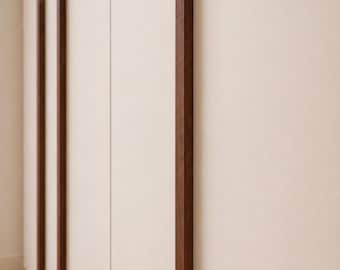 120–150cm Extra Long Oak Cabinet Handles • Wooden Drawer Pulls • IKEA Pax Wardrobe Upgrade