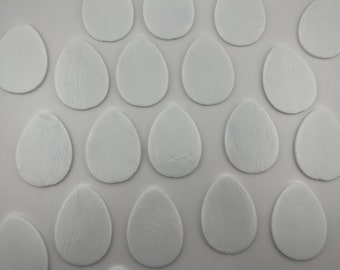 NEW ITEM! COE 90 Waterjet cut Easter Egg base set cut on 3mm fusible art glass. 2 Pack!