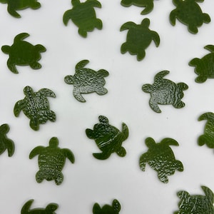 COE 90 Precut Sea Turtles, cut on 3mm fusible art glass! 3 Pack!