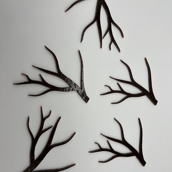 COE90 Precut tree, cut on 3mm fusible glass. Available in Black or Brown. Sold individually.