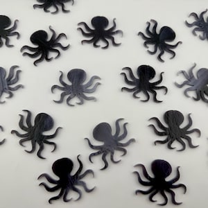 COE90 Waterjet Precut Octopuses on 3mm Transparent Amethyst and White Opal Streaky fusible art glass! 2 Pack!