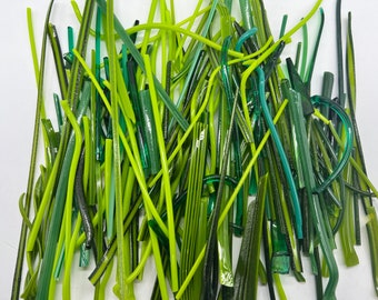 COE90 Green Mix STICKS, GRASS, and STEMS  Vitrigraph pack! 3 oz package!