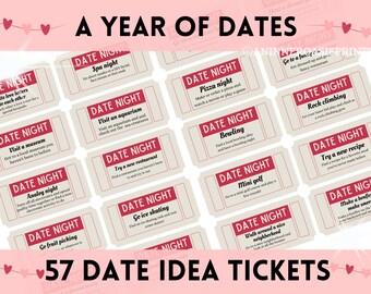 Printable Date Night Idea Coupons