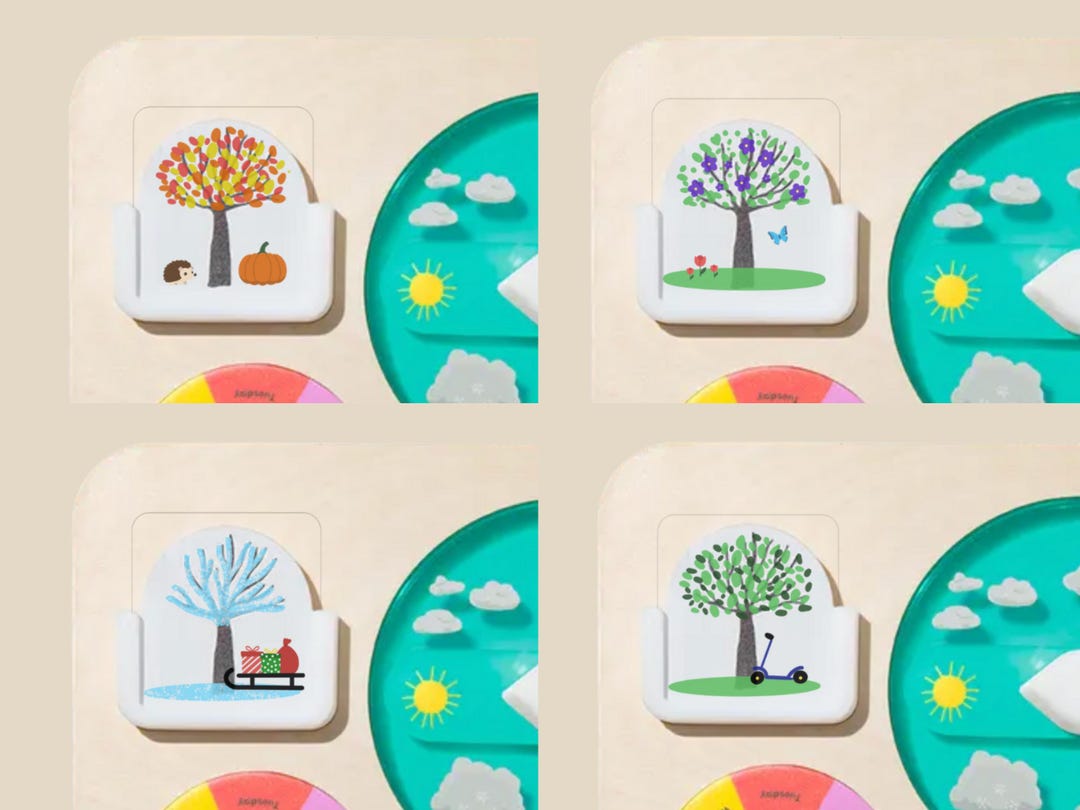 Seasonal Tree Cards for Lovevery Weather Board: Montessori Learning - Etsy