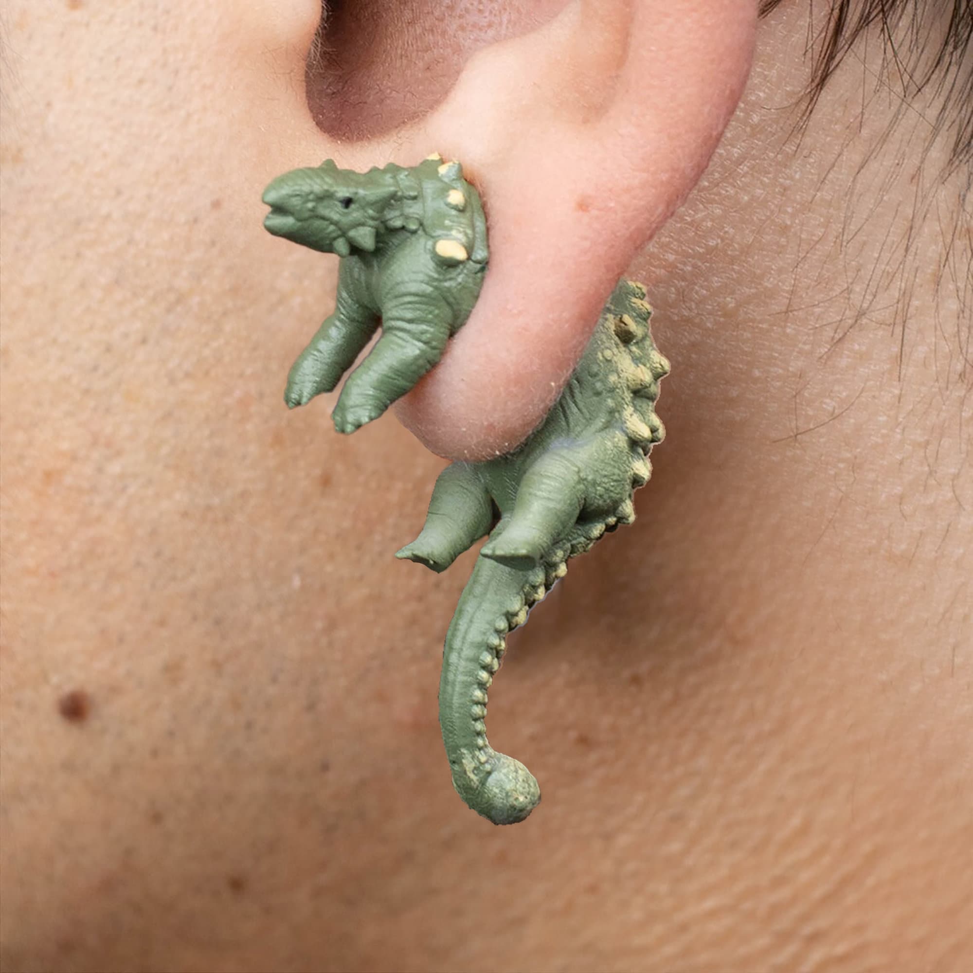 Etsy dinosaur hotsell earrings
