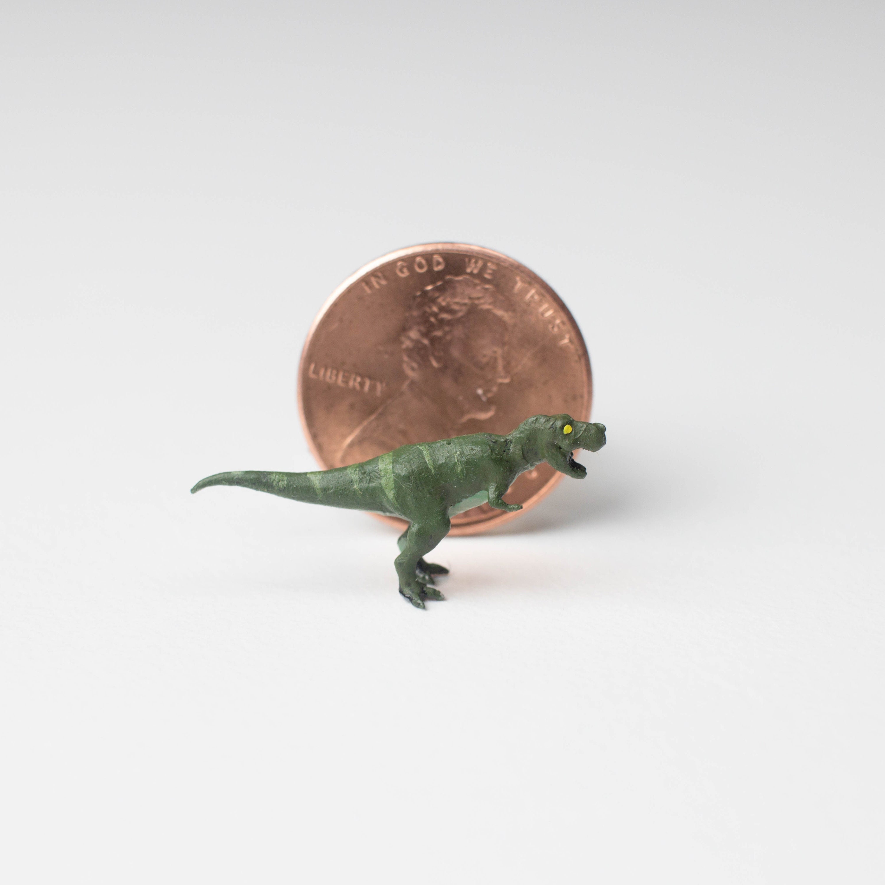Miniblings Portachiavi T-Rex Tyrannosaurus Rex Floccato - Realizzato A Mano A Berlino, Verde, 50mm, Regalo Originale Per Bambini E Adulti
