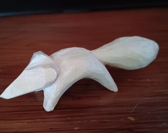 Carved fox