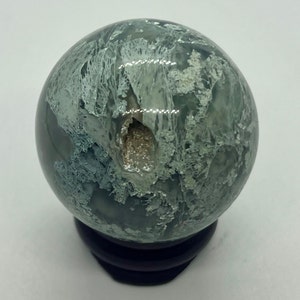 Moss Agate Spheres (Little Planet Spheres)