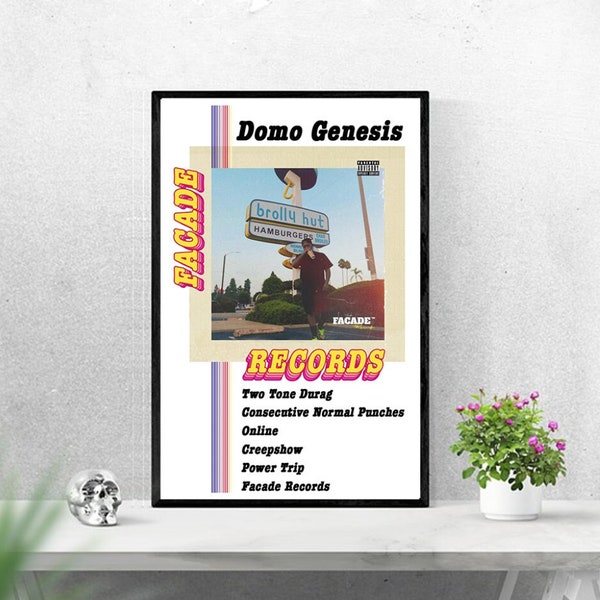 Domo Genesis - Facade Records Poster