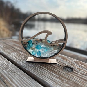 Sea Glass Display Box | Sea Glass Display Case | Shell Display | Rock Display | Agate Display | Beach Decor