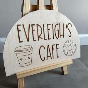 Personalized Kids Kitchen Sign, Kids Playroom Sign, Cafe Sign