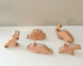 Montessori Dinosaur Wooden Toy Set