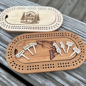 Custom Cribbage Pegs, Personalized Cribbage Pegs, Name Pegs for Cribbage, Gift for Him, Gift for Her, Cabin Games