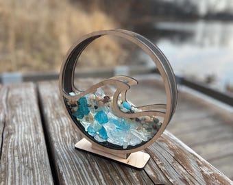 Sea Glass Display Box | Sea Glass Display Case | Shell Display