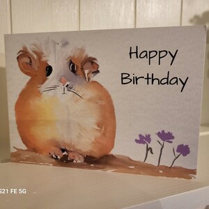Cartes d'anniversaire faites main