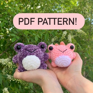 Crochet Frog Pattern / Froggy Pattern / Kawaii Frog / PDF Pattern / Crochet Frog Plush / Plush Pattern / Crochet Pattern / Frog Lovers