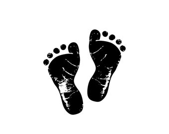 Footprint, Feet SVG Instant Download SVG, PNG, Eps, dxf, pdf digital download