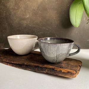 Ceramic Cup, Handmade Ceramic Coffee Cup, Cappuccino Cup, Coffee Mug, Macchiato Cup, Tea Cup, Teaware image 1