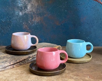 Handmade Ceramic Turkish Coffee Cup, Espresso Cup
