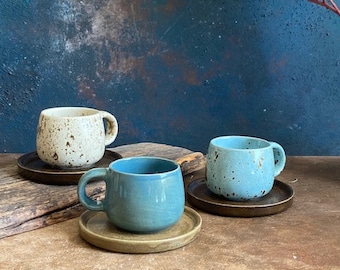 Handmade Ceramic Turkish Coffee Cup, Espresso Cup