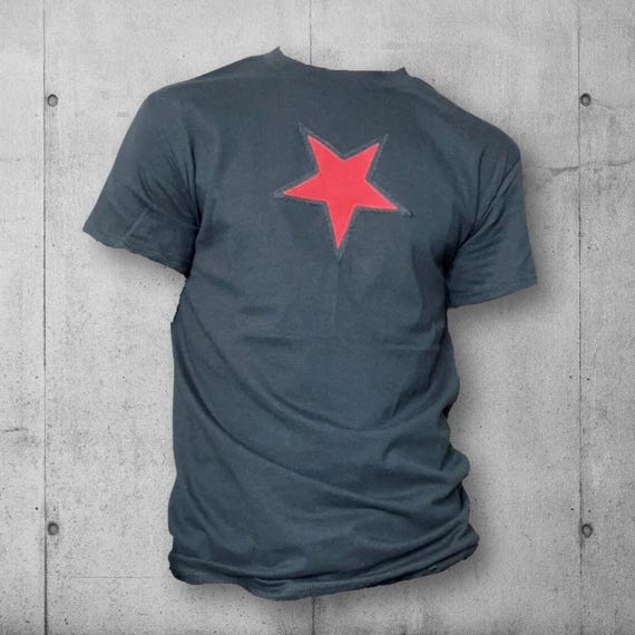 Denim Red Star Rocker T-Shirt