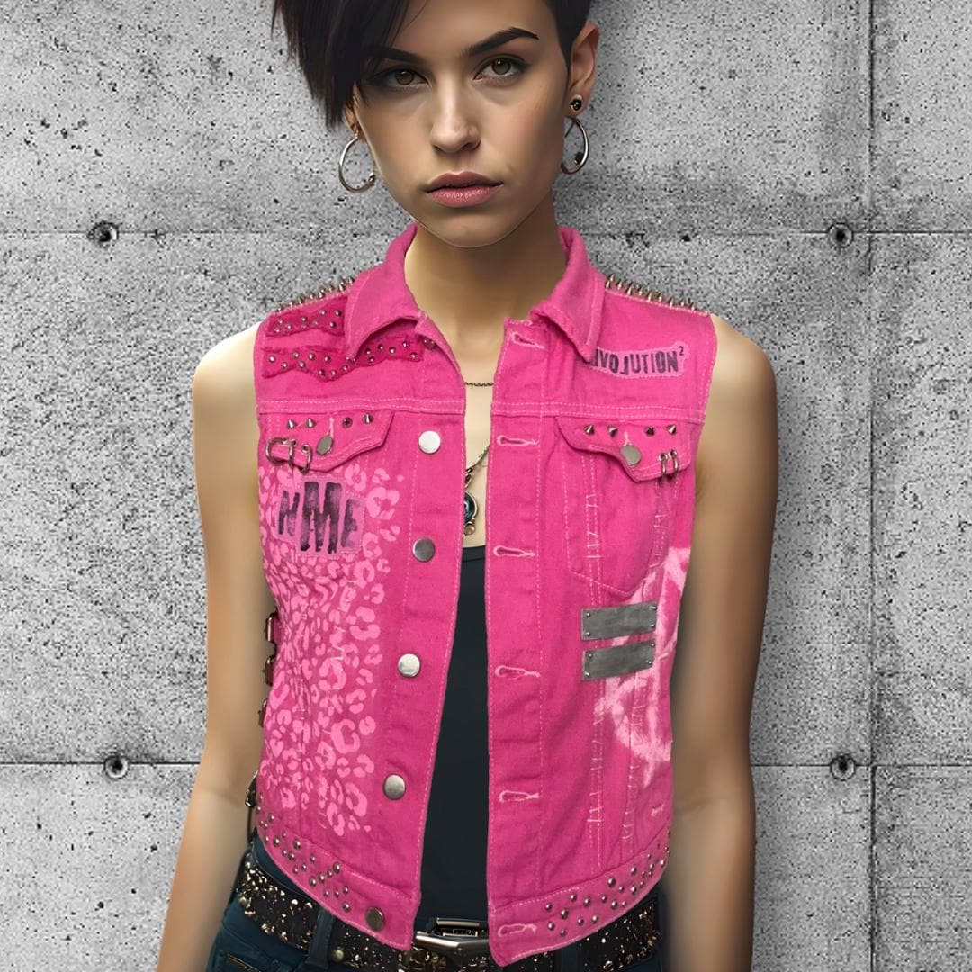 トップス IN THE ATTIC Japanese Punk Vest Y2K L il_1080xN.7420018450_kdtp.jpg