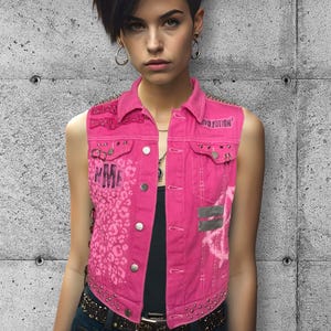 REVOLUTION 2 punk-gevechtsvest voor dames