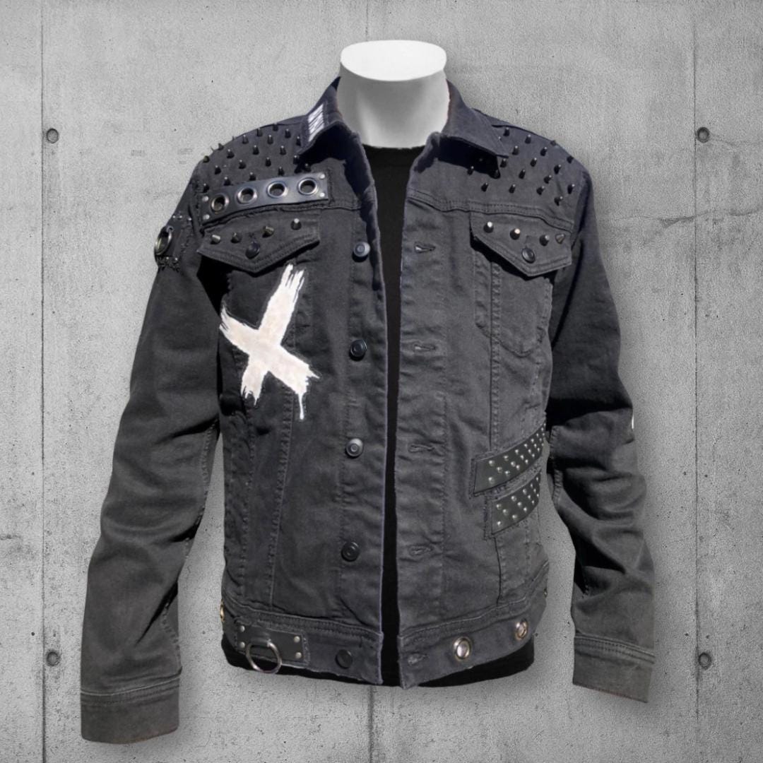 Leather skull jacket - Etsy 日本