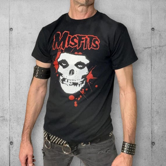 Misfits Skull Punk Rock Tee – Horror Punk Graphic Shirt - Etsy