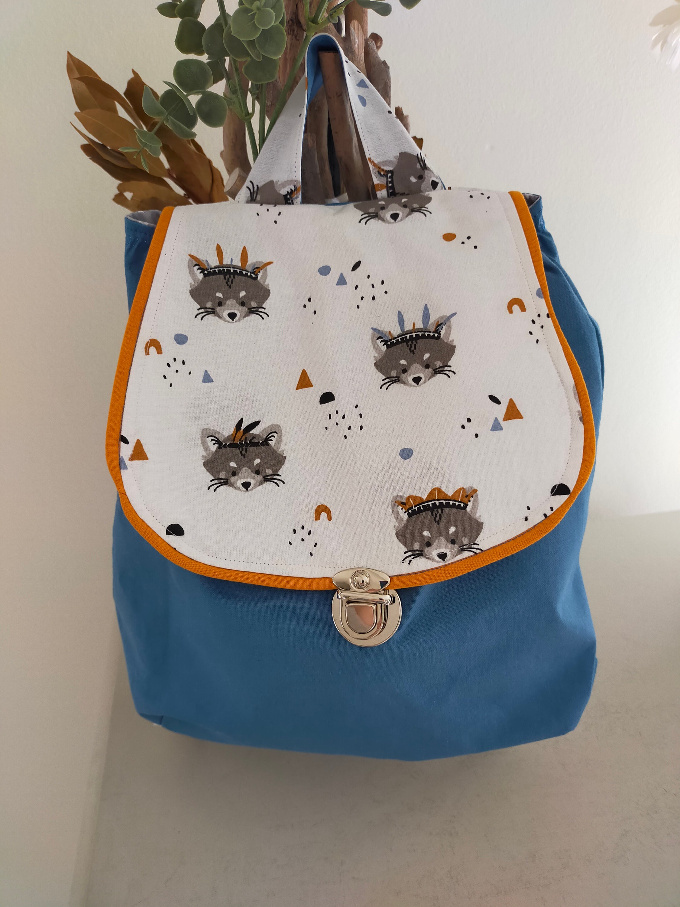 Sac à Dos Crèche et ou Maternelle Rabat, avec Sangles Réglables, Personnalisable