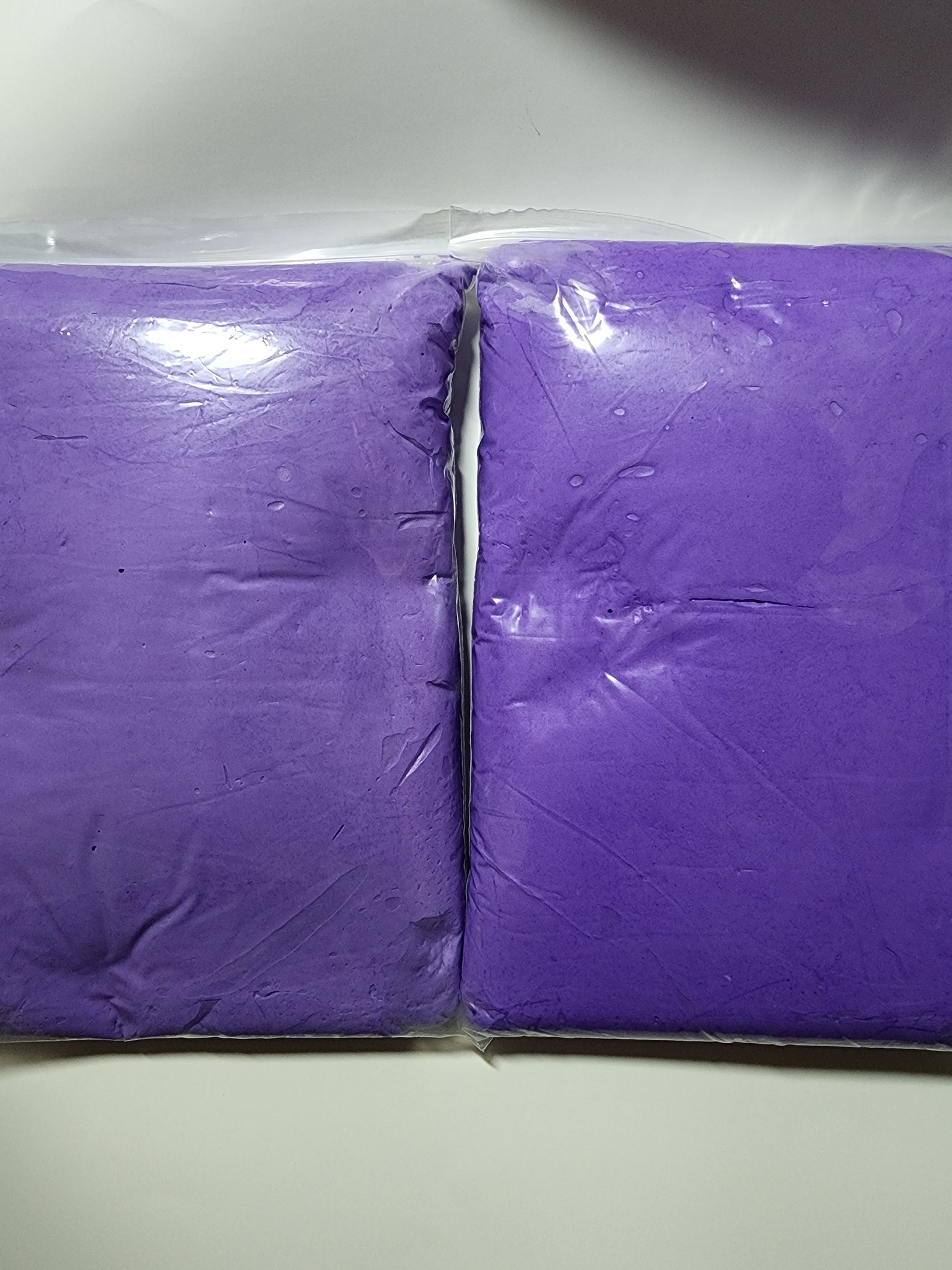 Air Dry Foam Clay Light Purple Foam Clay Clay for Fake Etsy