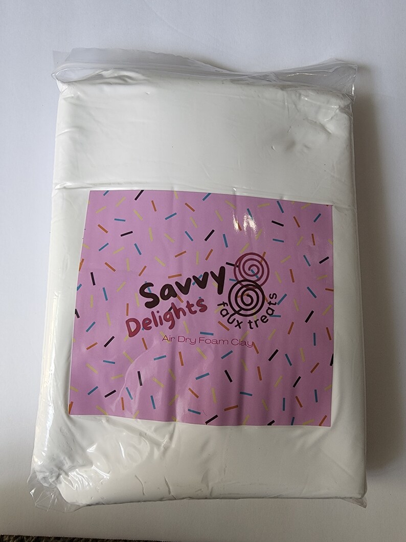 Air Dry Foam Clay White Foam Clay Clay for Fake Baking Etsy
