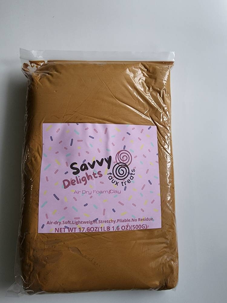 Air Dry Foam Clay (Gingerbread Brown) : : Home
