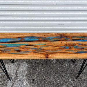 Pecky Cypress Table Etsy