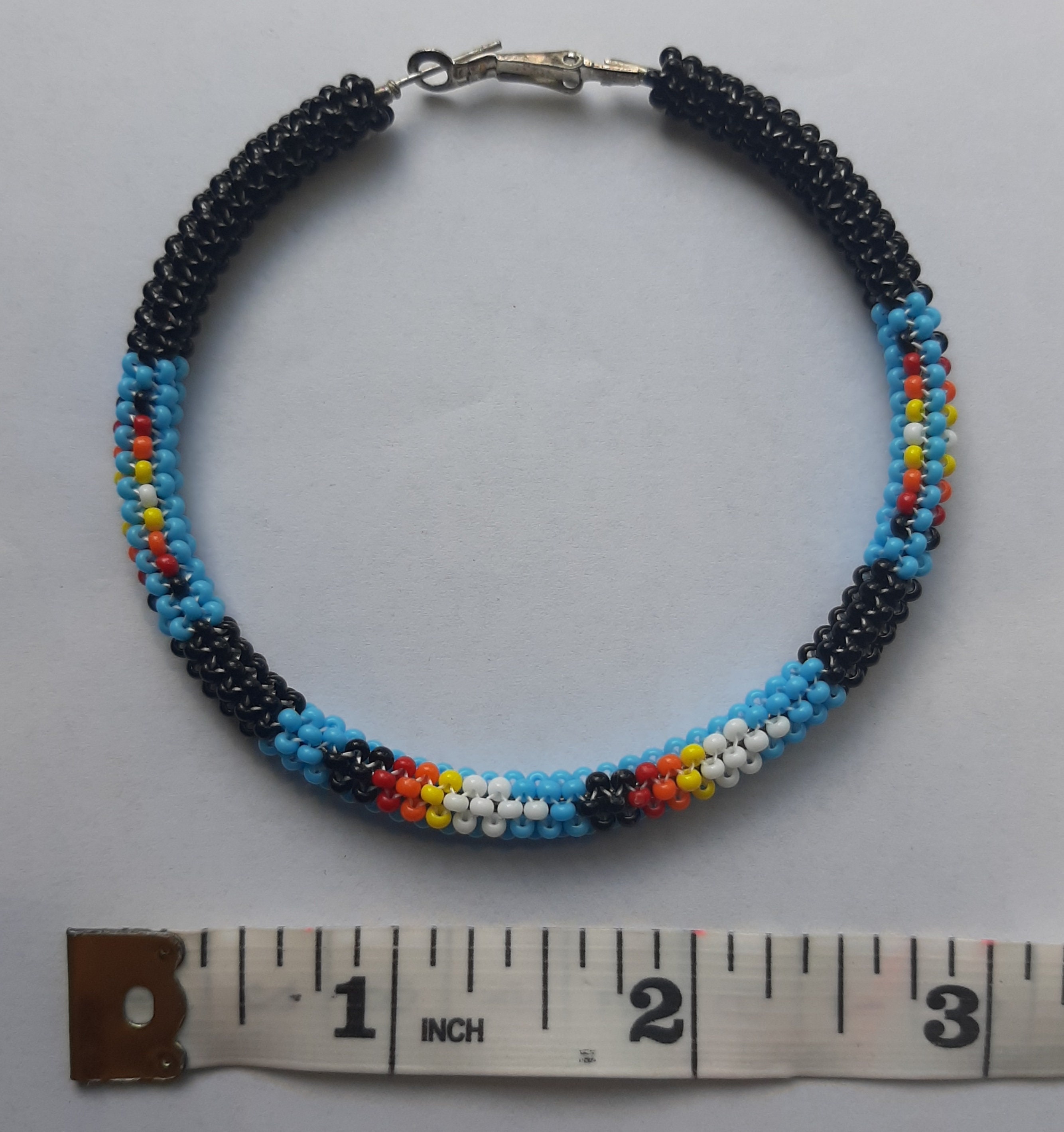 Peyote stitch hoop earrings Clearance