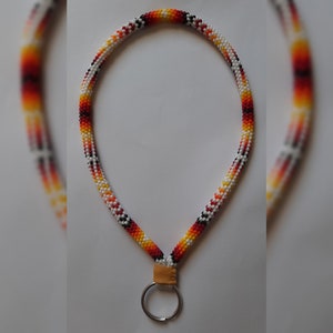Authentic Handmade Peyote Stitch Beaded Wristlet