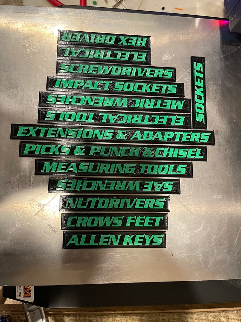 Harbor Freight Series2 Toolbox Labels Etsy