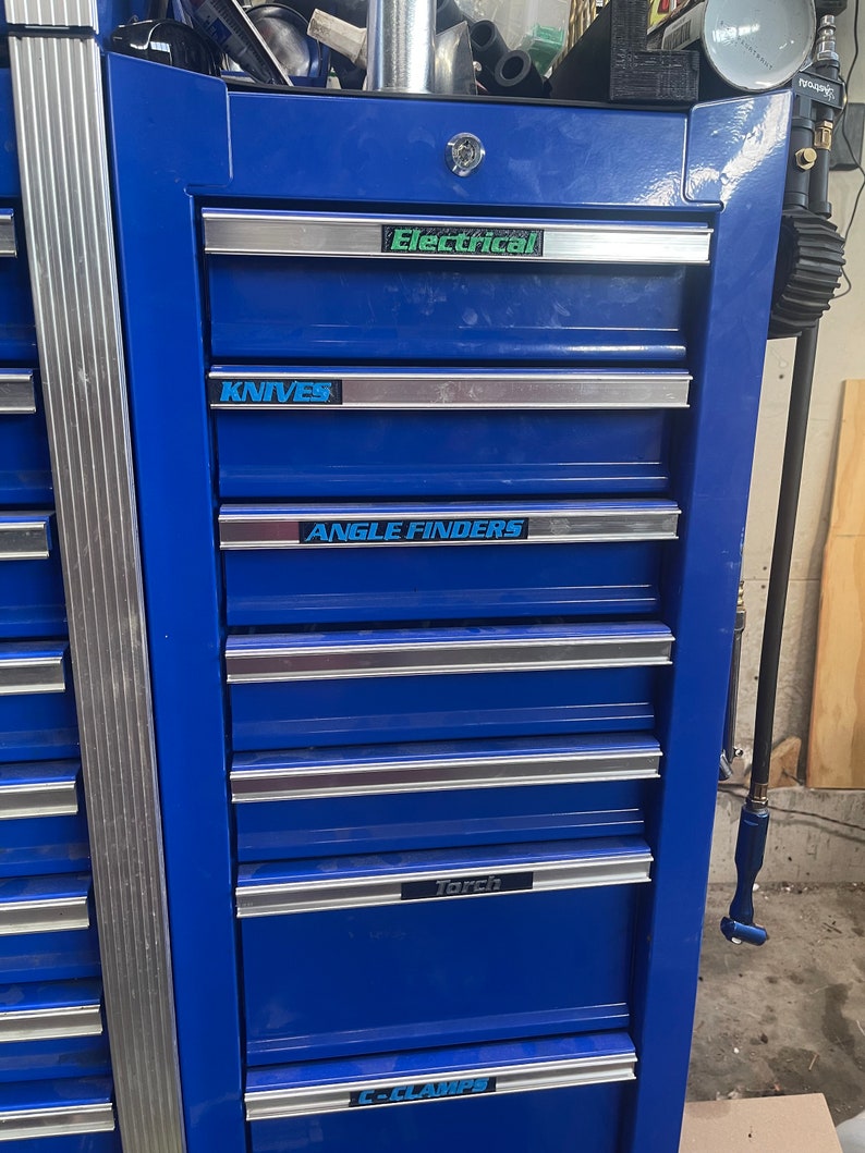 Harbor Freight Series2 Toolbox Labels Etsy