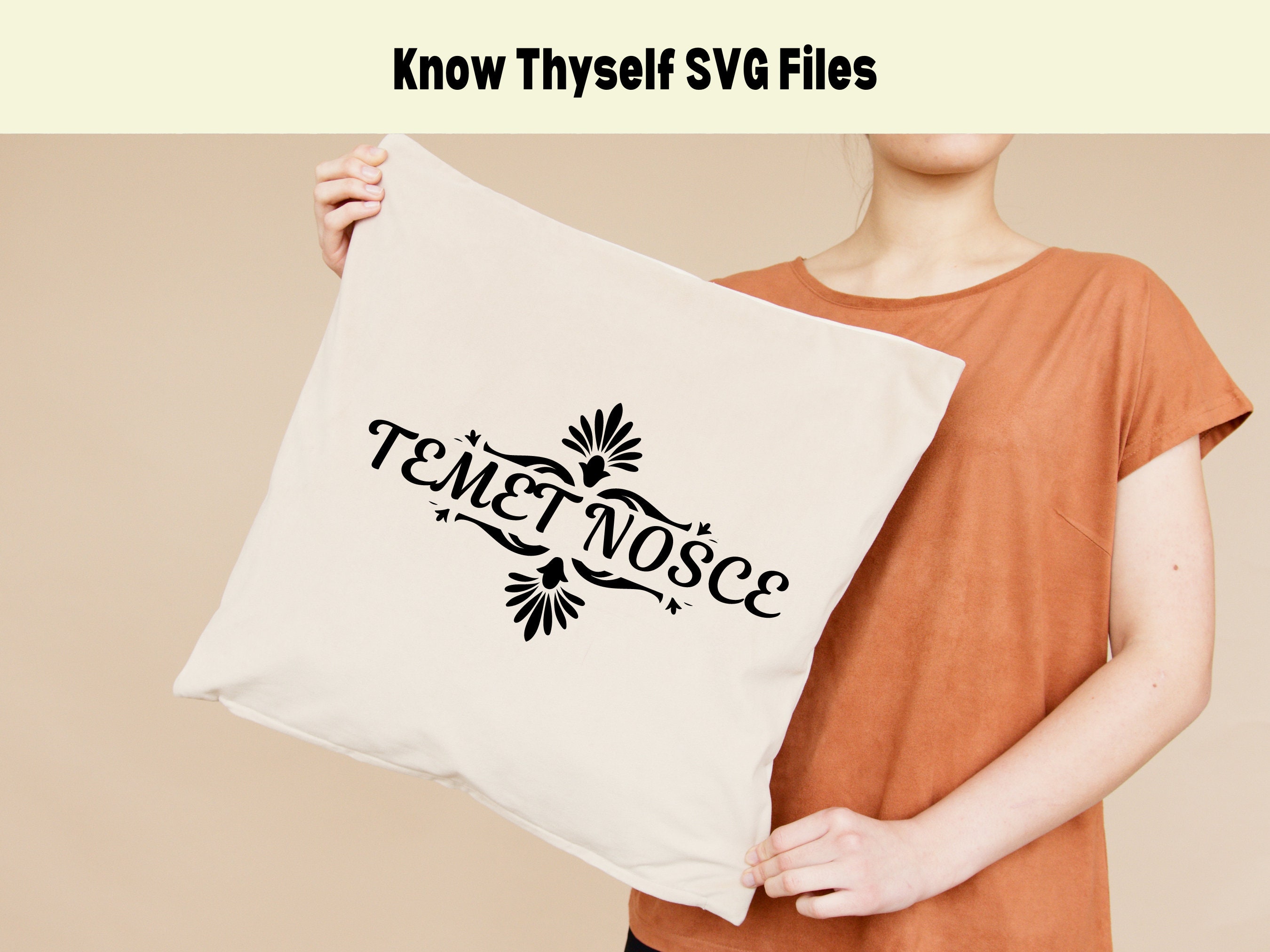 Know Thyself SVG Bundle: Greek & Latin (digital Downloads) - Etsy