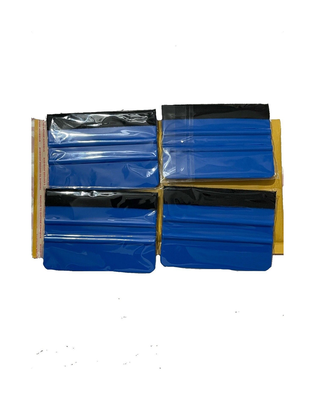 Bundle of 4 Squeegees With Felt for Vinyl Graphic Decal Sticker