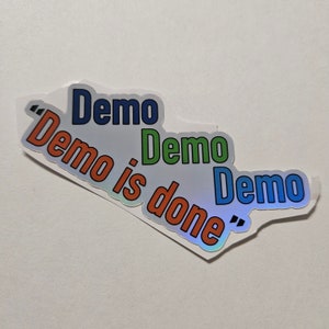 Demo is voltooid