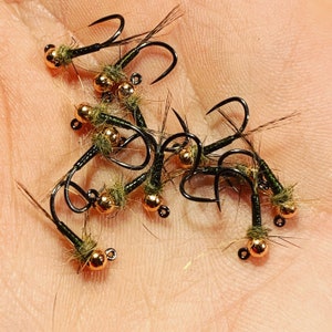3x Olive france fly