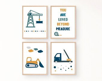 建設用プリントセット：ボヘミアン風子供部屋の壁飾り（デジタルダウンロード）