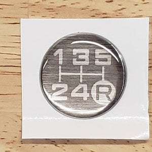 Toyota .97" Shift Knob Coin (for select models)  sticker, label, decal, badge, insert logo