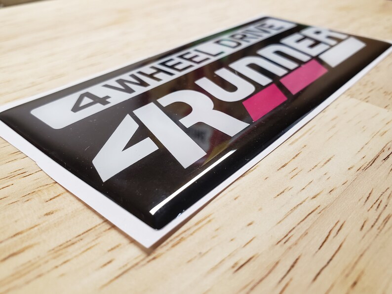 First Gen 4runner Tailgate Badge Labels Sticker, Label, Decal - Etsy