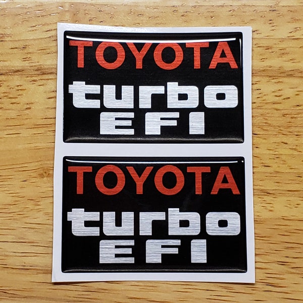 Toyota B Pillar Badge Labels Sticker Etsy